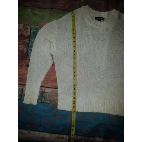 Something Navy Pink Scoop Crew Neck Lightweight‎ Knit Pullover Sweater - Picture 3 of 7